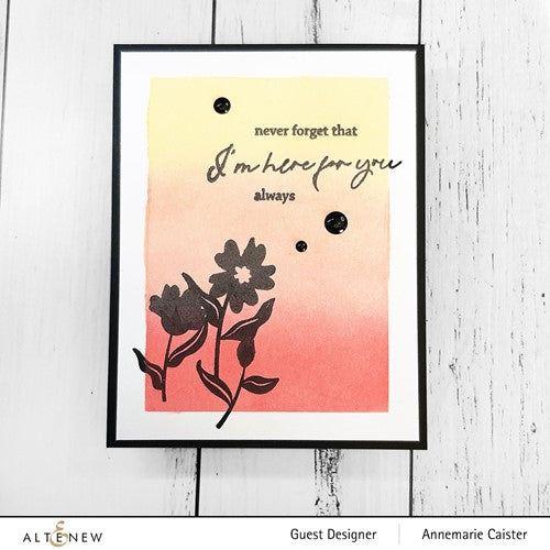 Simon Says Stamp! Altenew MINI DELIGHT BUDDING WALLPAPER Clear Stamp and Die Bundle ALT7492BN