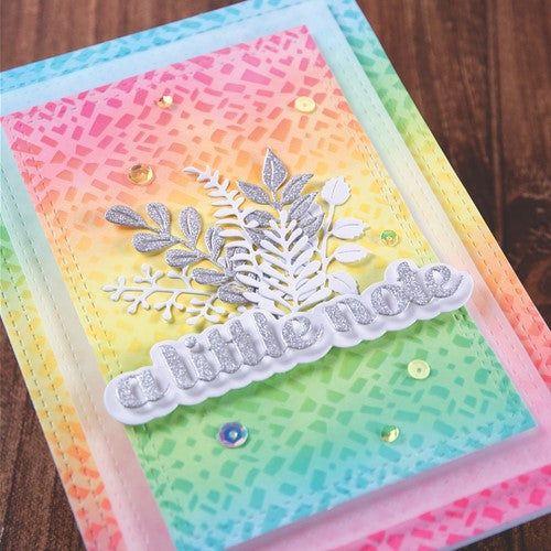 Simon Says Stamp! Picket Fence Studios TRAPEZOID SPIRAL 6x8 Stencil sc359