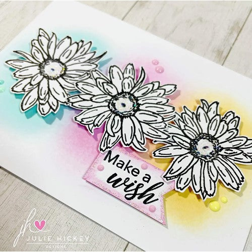 Simon Says Stamp! Julie Hickey Designs PETER'S CHRYSANTHEMUMS Clear Stamps DS-PT-1026