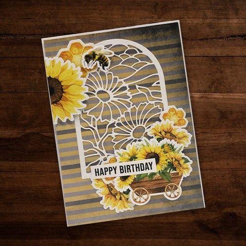 Simon Says Stamp! Paper Rose MOSAIC SUNFLOWER Die 28510