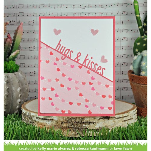 Simon Says Stamp! Lawn Fawn STRING OF HEARTS Washi Tape lf3028