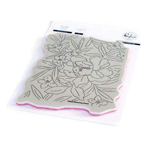 Simon Says Stamp! PinkFresh Studio BLOOMING PEONY Cling Stamp 182222