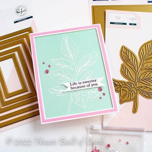 Simon Says Stamp! PinkFresh Studio DETAILED LEAF Hot Foil Plate 183322 | color-code:ALT06