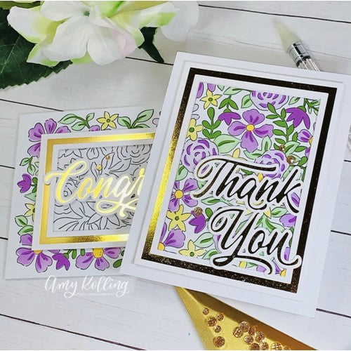 Simon Says Stamp! PinkFresh Studio NESTED RECTANGLES Hot Foil Plates 183722 | color-code:ALT03