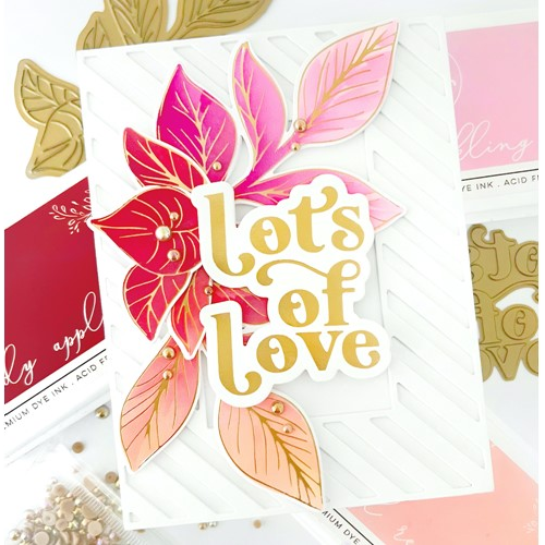 Simon Says Stamp! PinkFresh Studio LOTS OF LOVE Hot Foil And Die Set 183822 | color-code:ALT02