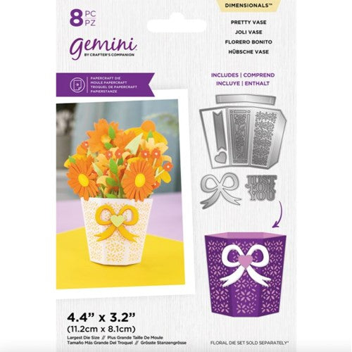 Simon Says Stamp! Gemini PRETTY VASE Die Set gem-md-dim-prva