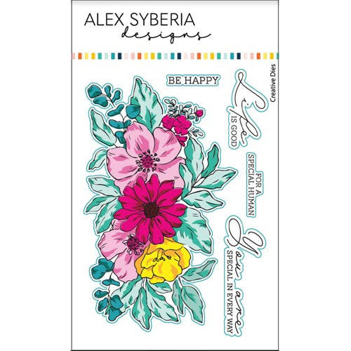 Simon Says Stamp! Alex Syberia Designs LIFE IS GOOD Die Set asdcd15