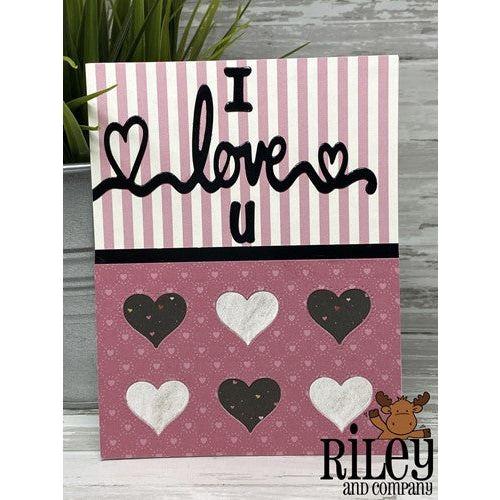 Simon Says Stamp! Riley And Company Cut Ups LOVE LINE Dies RD548