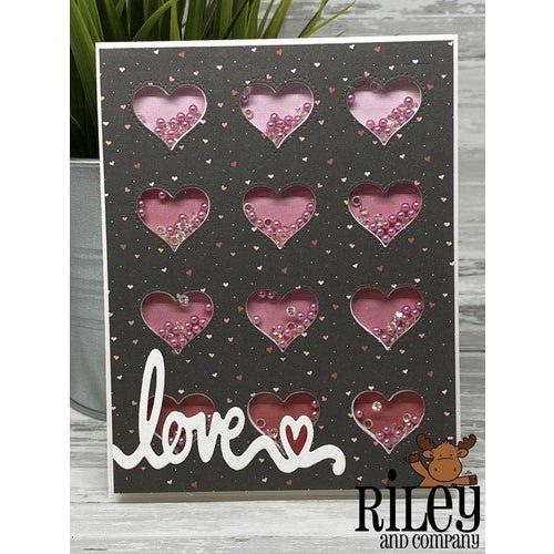 Simon Says Stamp! Riley And Company Cut Ups LOVE LINE Dies RD548