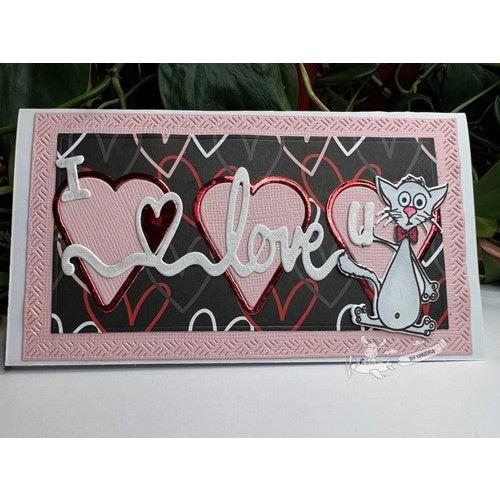 Simon Says Stamp! Riley And Company Cut Ups LOVE LINE Dies RD548