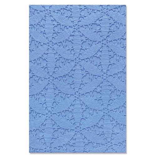 Simon Says Stamp! Sizzix Textured Impressions TABLECLOTH 3D Embossing Folder 666154