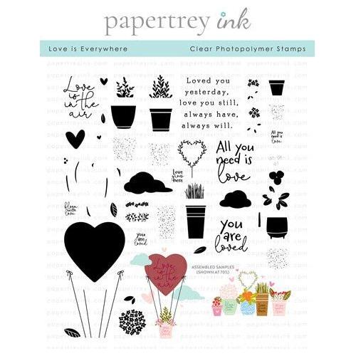 Simon Says Stamp! Papertrey Ink LOVE IS EVERYWHERE Clear Stamps 1458