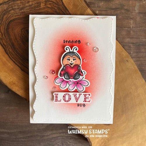 Simon Says Stamp! Whimsy Stamps LADYBUGS Clear Stamps CWSD210a