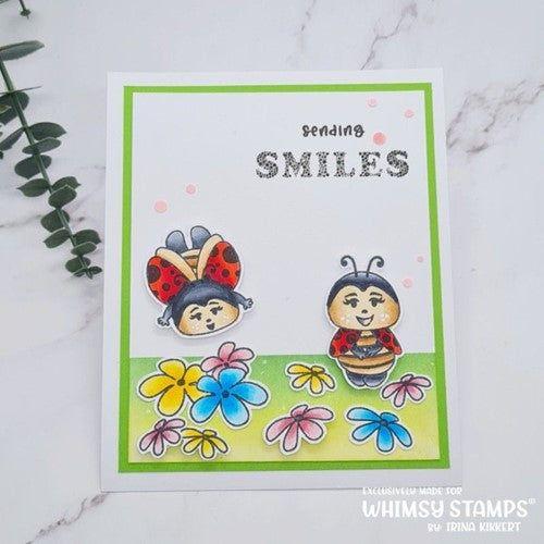 Simon Says Stamp! Whimsy Stamps LADYBUGS Clear Stamps CWSD210a