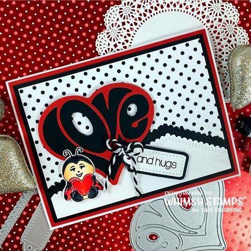 Simon Says Stamp! Whimsy Stamps LADYBUGS Clear Stamps CWSD210a