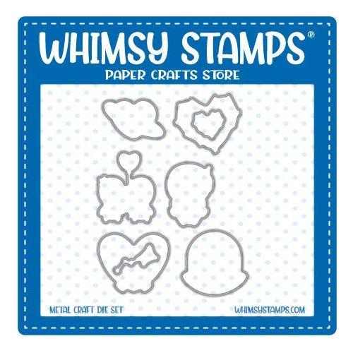 Simon Says Stamp! Whimsy Stamps SPACE MOONIES Outline Dies WSD363a