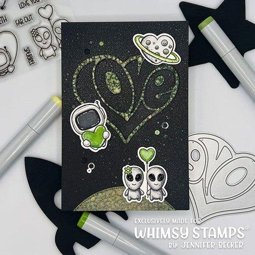 Simon Says Stamp! Whimsy Stamps SPACE MOONIES Outline Dies WSD363a