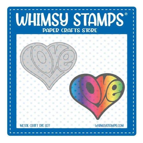 Simon Says Stamp! Whimsy Stamps LOVE HEART Die WSD175