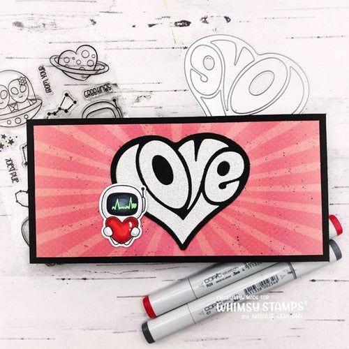 Simon Says Stamp! Whimsy Stamps LOVE HEART Die WSD175