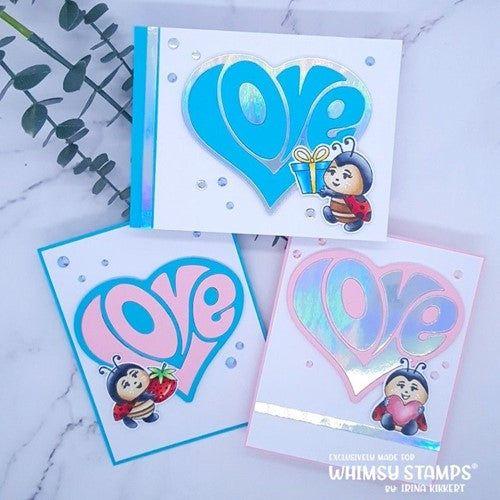 Simon Says Stamp! Whimsy Stamps LOVE HEART Die WSD175