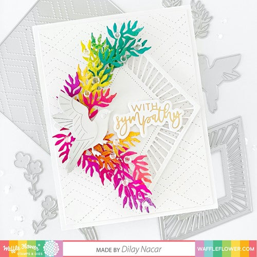 Simon Says Stamp! Waffle Flower WITH SYMPATHY DUO Dies 421124