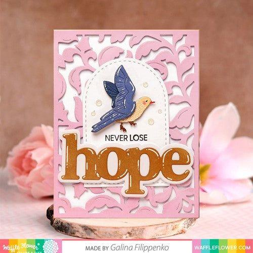 Simon Says Stamp! Waffle Flower OVERSIZED HOPE Dies 421118