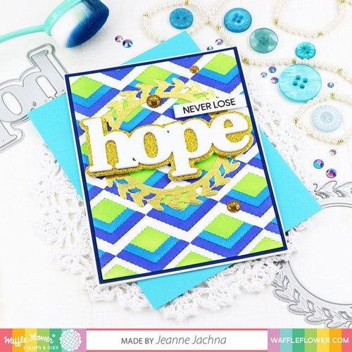 Simon Says Stamp! Waffle Flower OVERSIZED HOPE Dies 421118