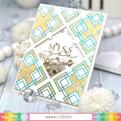 Simon Says Stamp! Waffle Flower LINE FRAMES Hot Foil Plate 421202