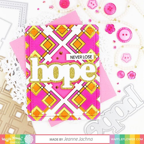 Simon Says Stamp! Waffle Flower FAITH SENTIMENTS Clear Stamps 421211