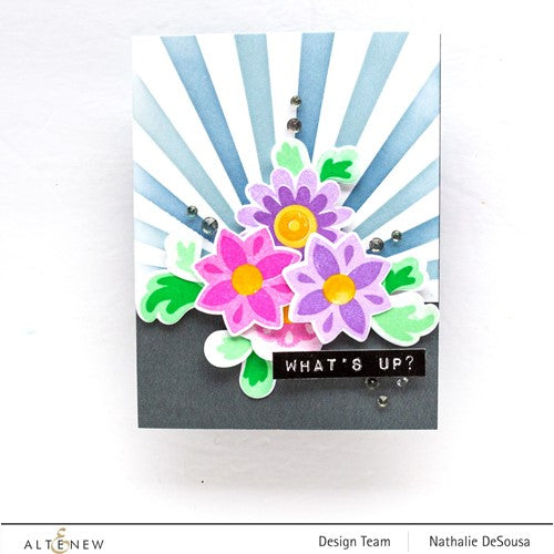 Simon Says Stamp! Altenew GROOVY GARDEN Clear Stamps ALT7497