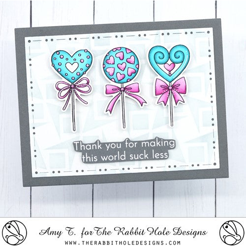 Simon Says Stamp! The Rabbit Hole Designs SWEET WISHES Clear Stamps TRH-195