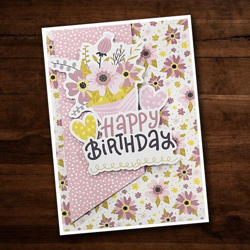 Simon Says Stamp! Paper Rose BIRTHDAY GIRL Die Cuts 28639