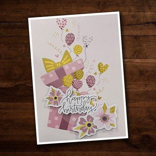 Simon Says Stamp! Paper Rose BIRTHDAY GIRL Die Cuts 28639