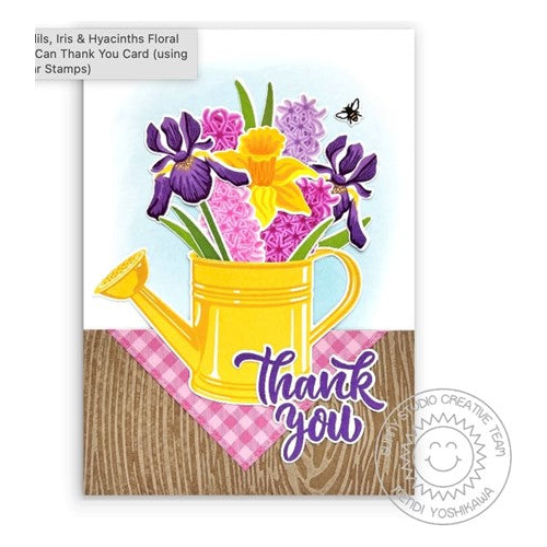 Simon Says Stamp! Sunny Studio SPRING BOUQUET Clear Stamps SSCL-345