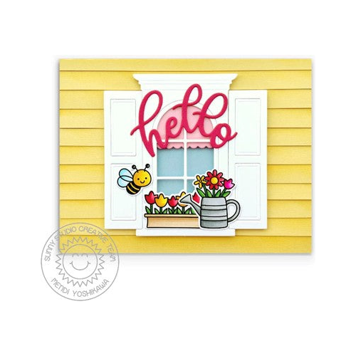 Simon Says Stamp! Sunny Studio GARDEN CRITTERS Clear Stamps SSCL-348