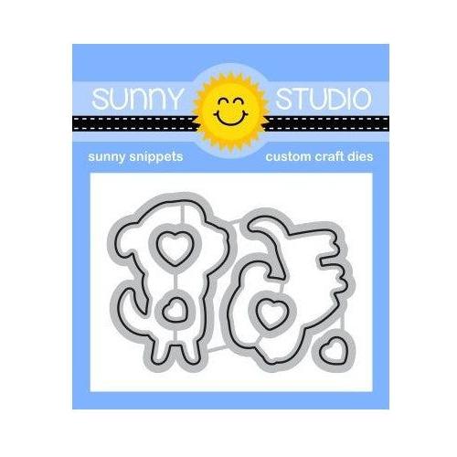 Simon Says Stamp! Sunny Studio PUPPY LOVE Dies SSDIE-321