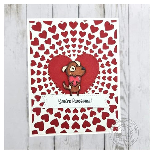 Simon Says Stamp! Sunny Studio PUPPY LOVE Clear Stamps SSCL-343