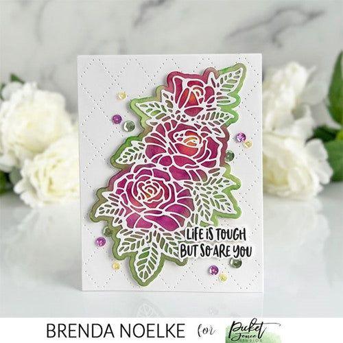 Simon Says Stamp! Picket Fence Studios ENGLISH ROSES Die pfsd291