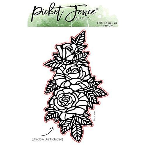 Simon Says Stamp! Picket Fence Studios ENGLISH ROSES Die pfsd291