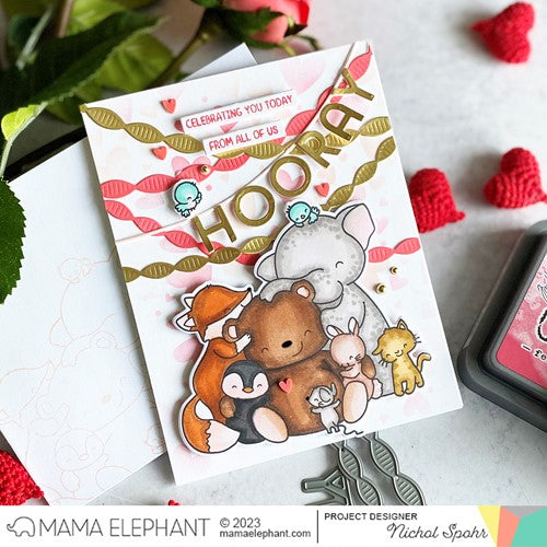 3 x 4 Clear Stamp Block - Mama Elephant