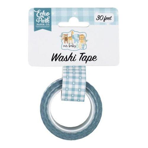 Simon Says Stamp! Echo Park OUR BABY BOY Plaid Washi Tape obb302026