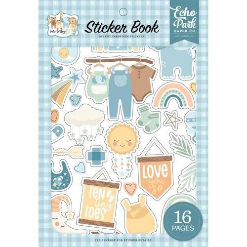 Simon Says Stamp! Echo Park OUR BABY BOY Sticker Book obb302029