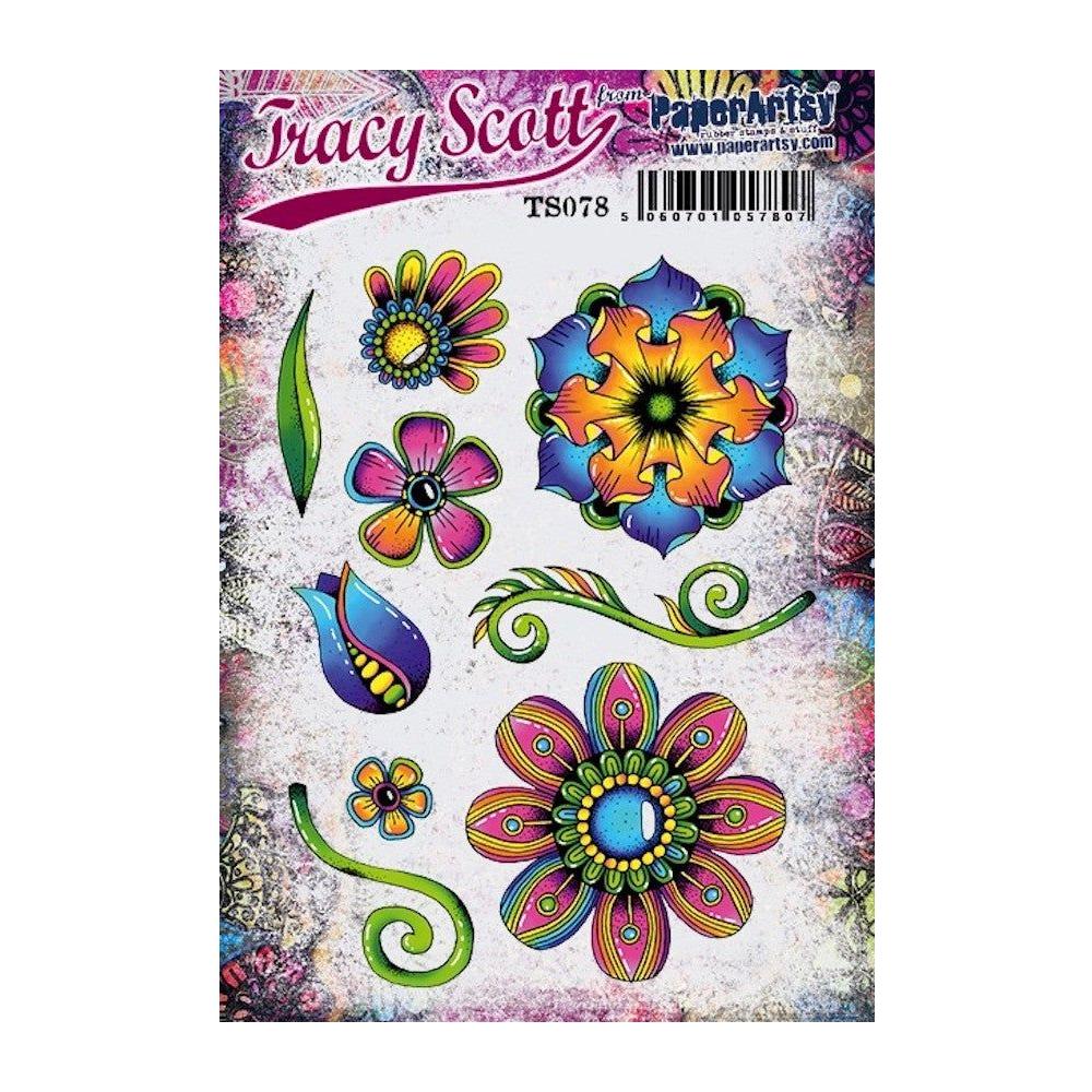 Paper Artsy TRACY SCOTT Cling Stamps ts078