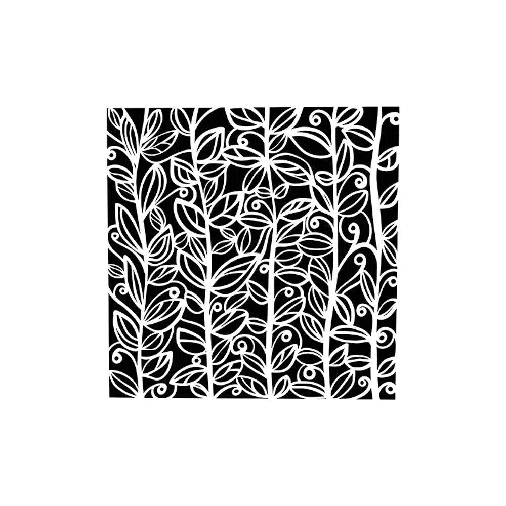 The Crafter's Workshop LEAFY VINES 6x6 Stencil tcw1061s