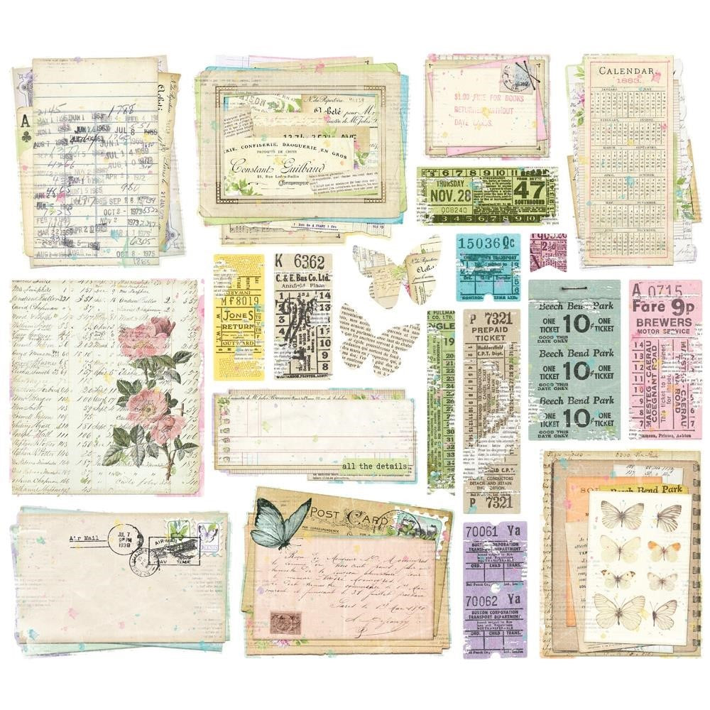 SIMPLE STORIES Simple Vintage Life in Bloom Cardstock Stickers