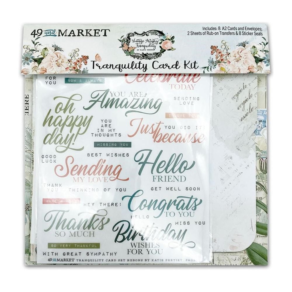 49 and Market VINTAGE ARTISTRY TRANQUILITY Card Kit VAT-39630