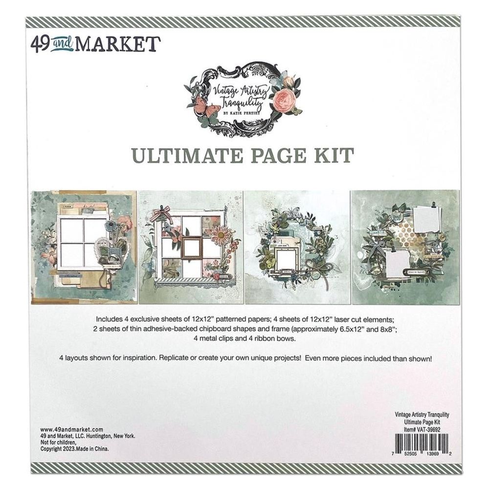 49 AND MARKET Vintage Artistry Cluster Kit: Tranquility