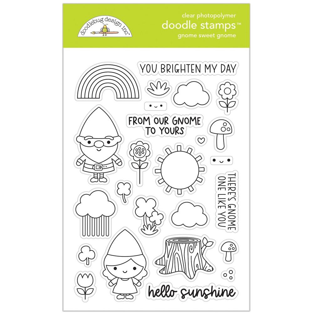 Doodlebug Clear Doodle Stamps - Happy Birthday