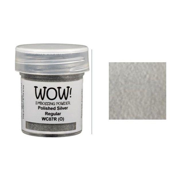 WOW Embossing Powder POLISHED SILVER Regular WC07R