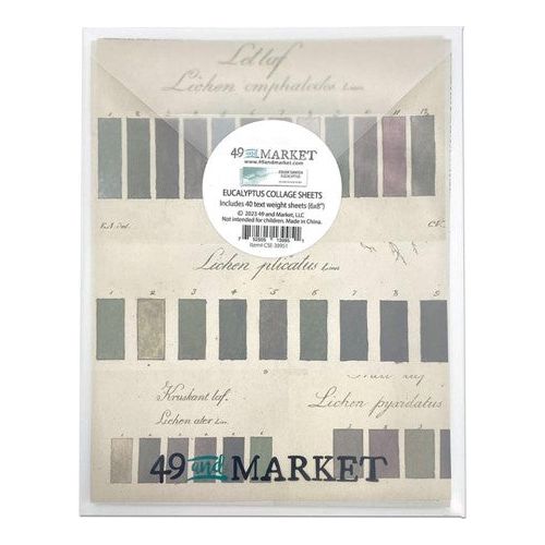 49 and Market COLOR SWATCH EUCALYPTUS Collage Sheets CSE-39951